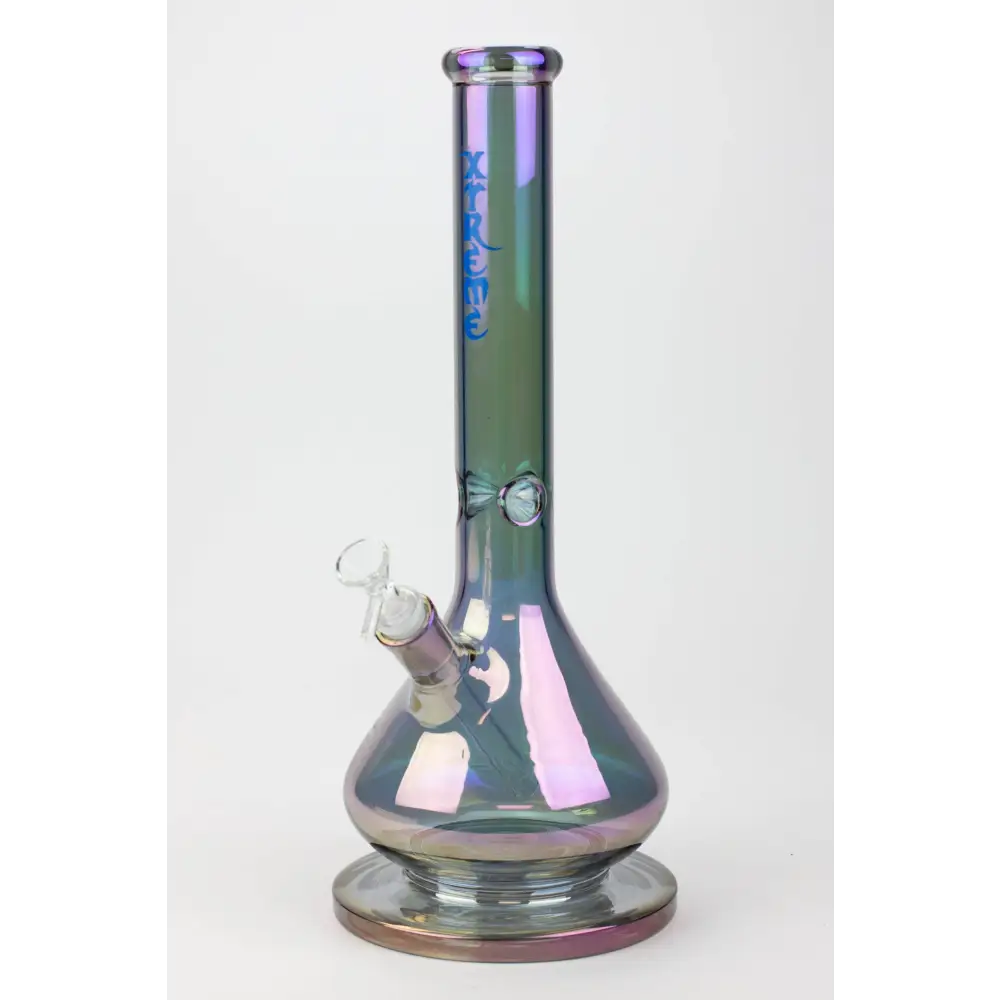 16" XTREME / 7 mm / wide base Electroplated glass Bong [XTR5007]_10