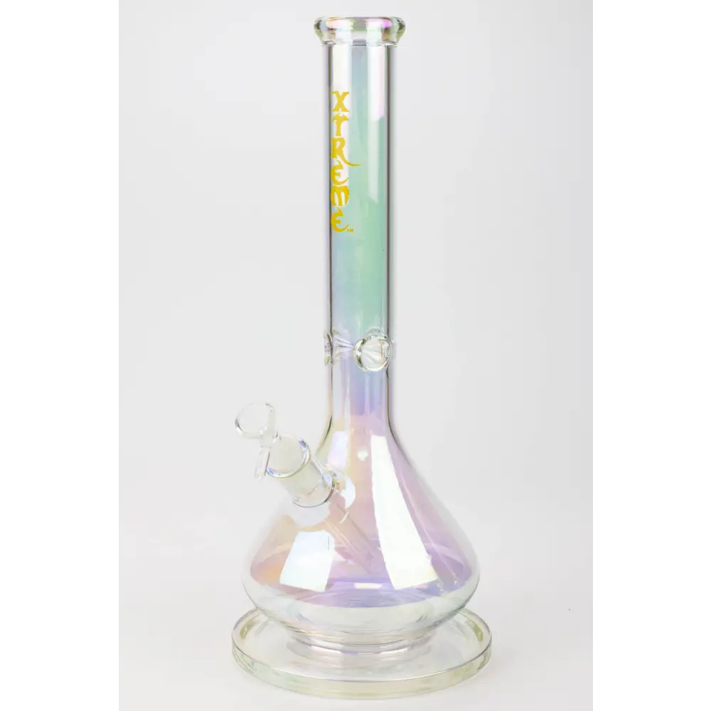 16" XTREME / 7 mm / wide base Electroplated glass Bong [XTR5007]_2