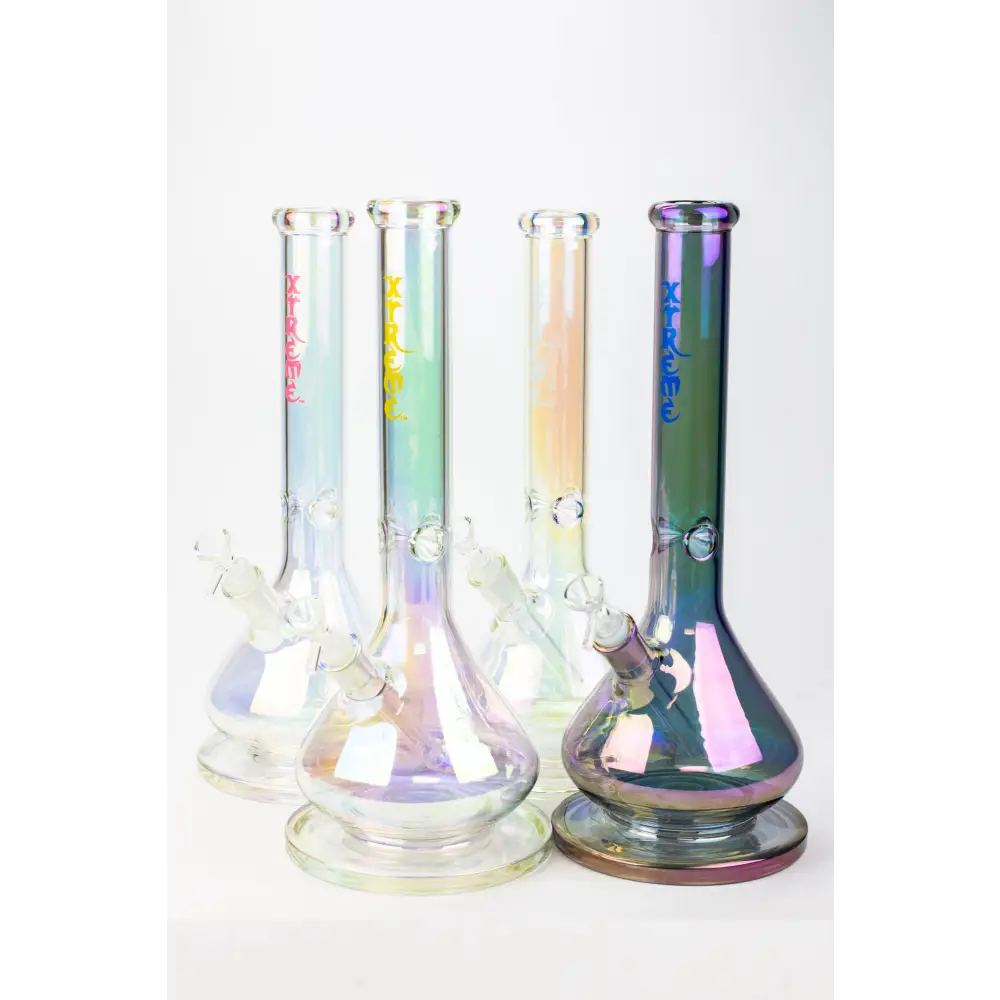 16" XTREME / 7 mm / wide base Electroplated glass Bong [XTR5007]_0