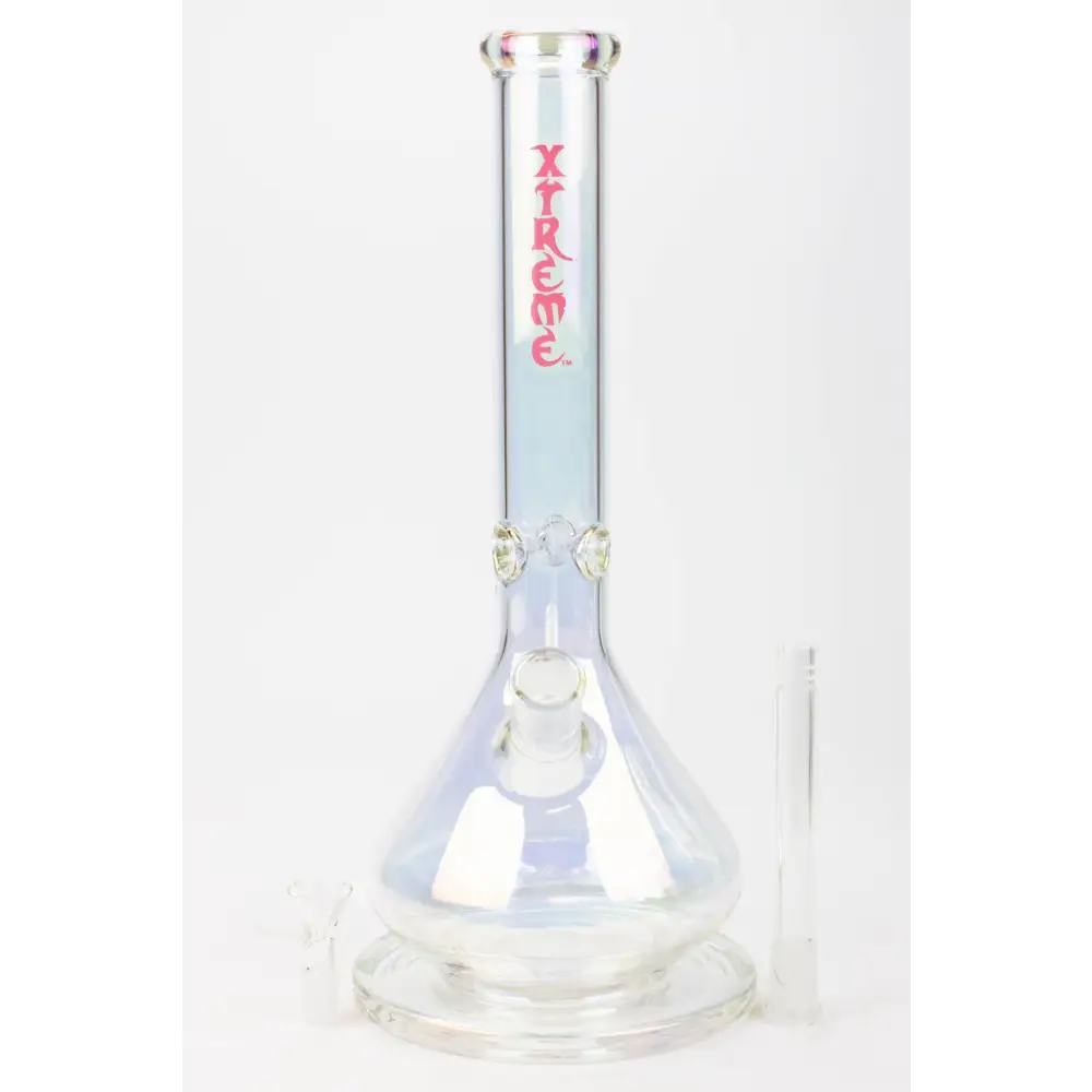 16" XTREME / 7 mm / wide base Electroplated glass Bong [XTR5007]_9