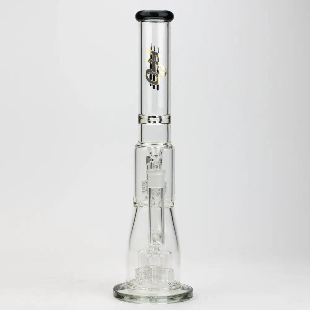 17.5" H2O glass water bong with shower head percolator [H2O-5003]_8