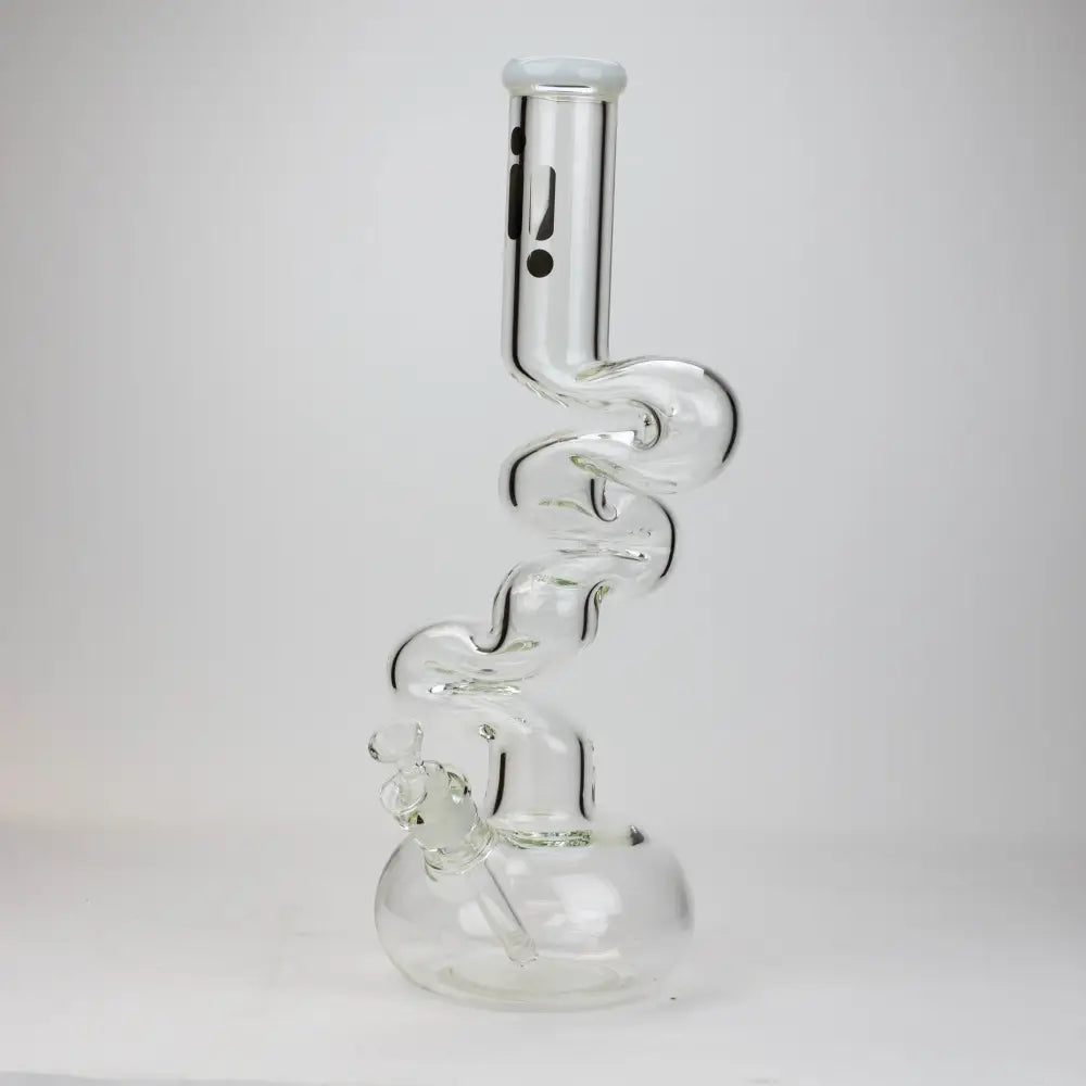 17.5" Infyniti 7mm kink zong glass bong_5