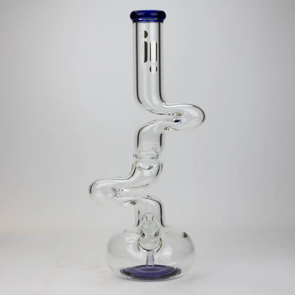 17.5" Infyniti 7mm kink zong glass bong_7