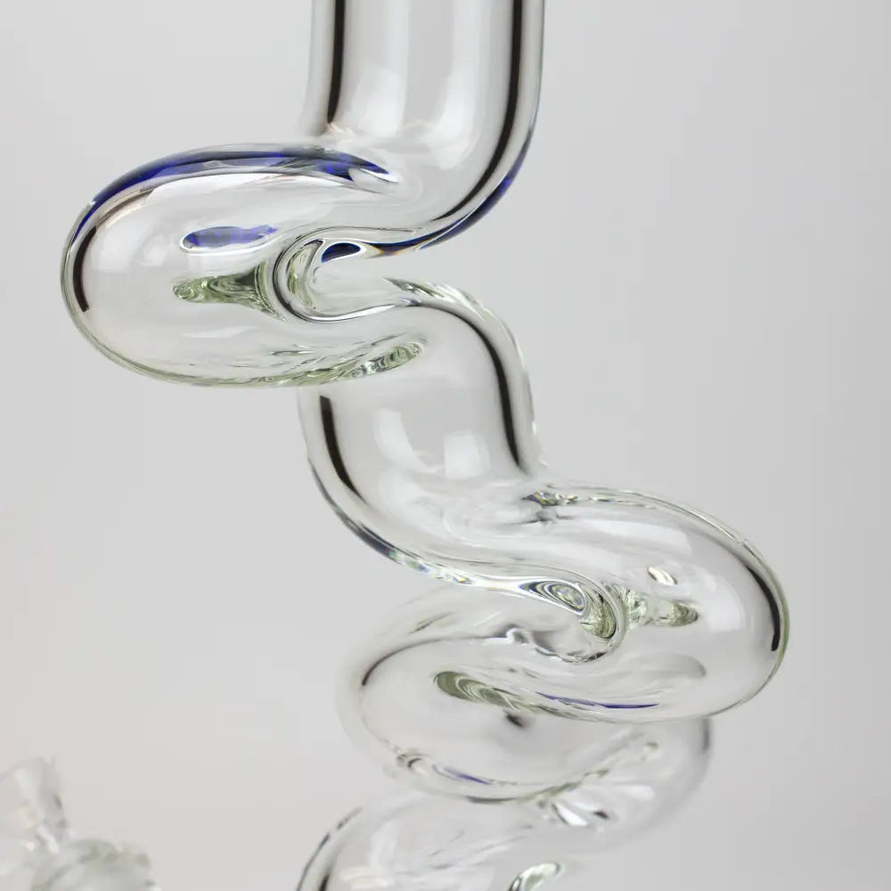 17.5" Infyniti 7mm kink zong glass bong_8