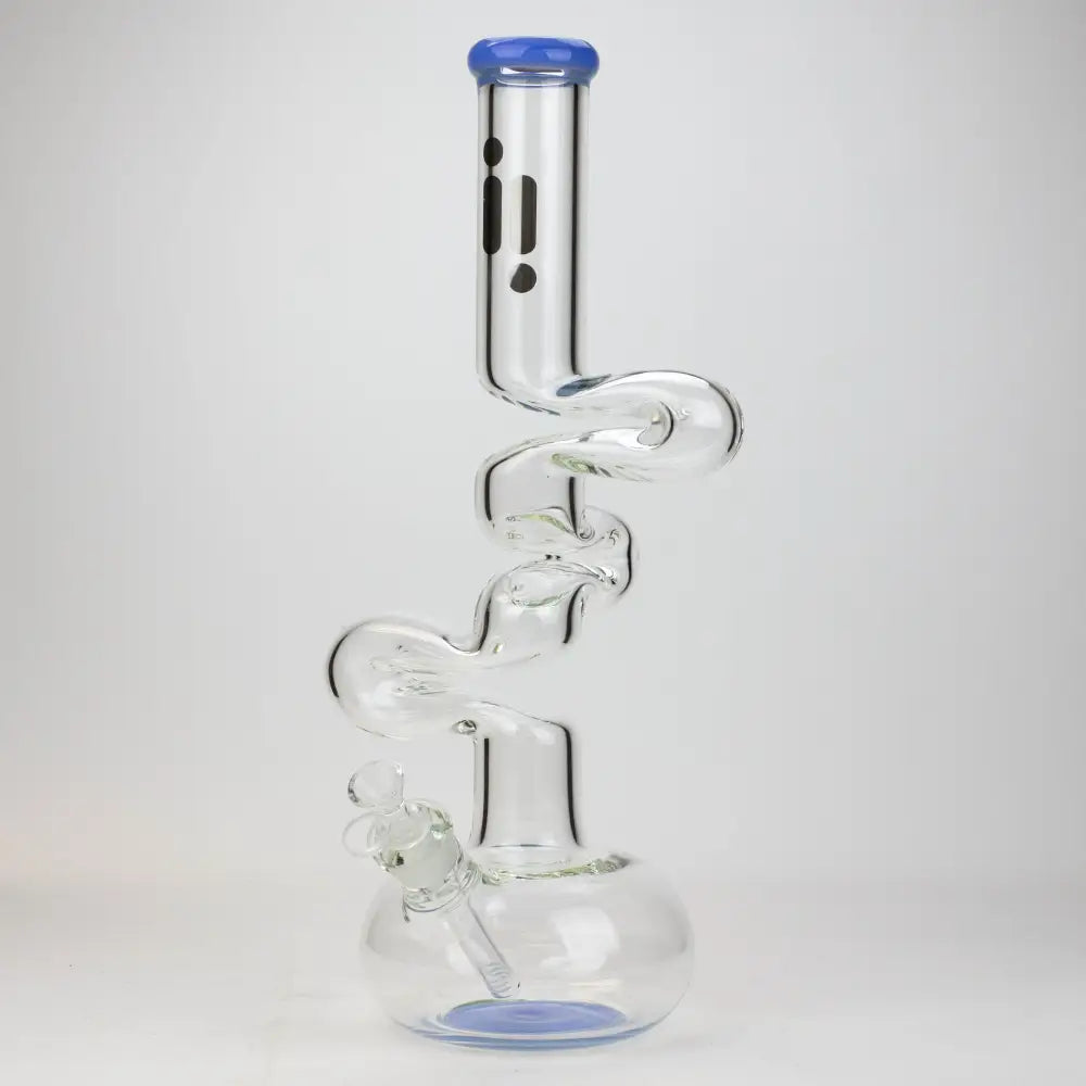 17.5" Infyniti 7mm kink zong glass bong_3