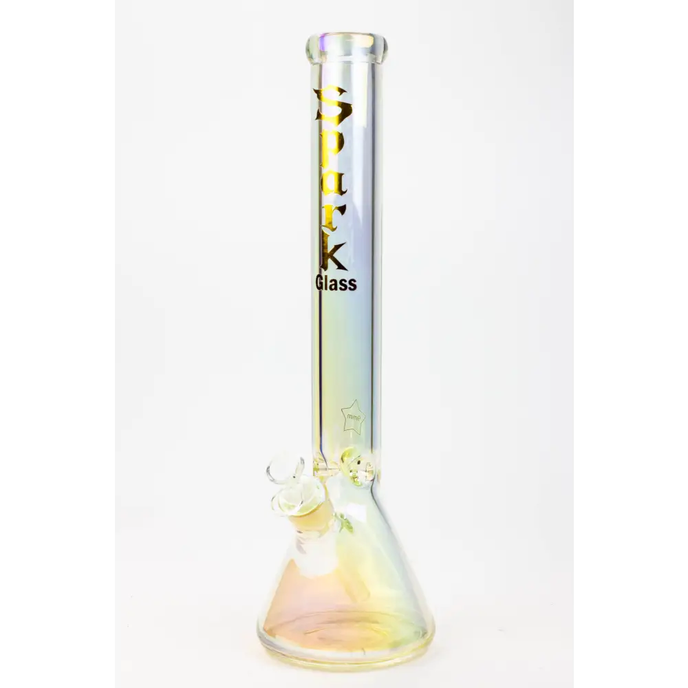 17.5" SPARK / 9 mm / Electroplated glass beaker bong_10