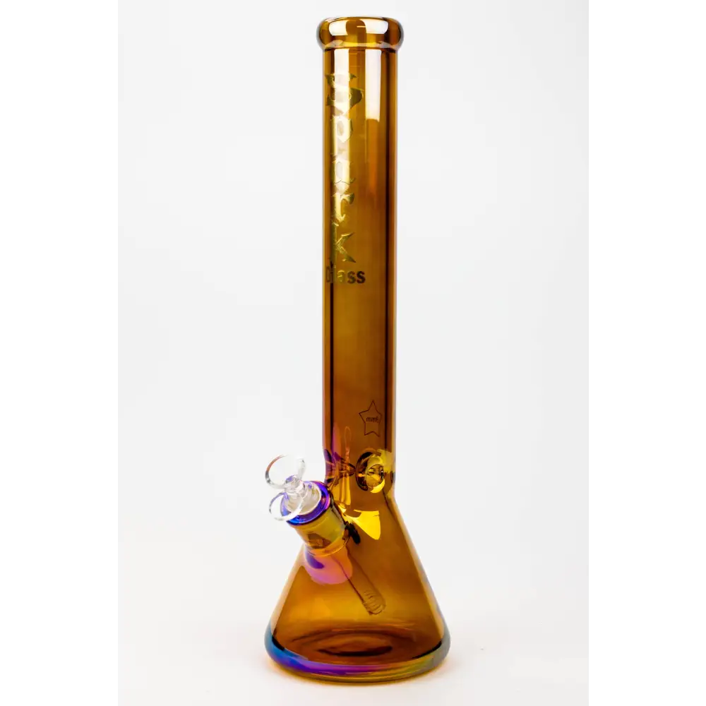 17.5" SPARK / 9 mm / Electroplated glass beaker bong_9