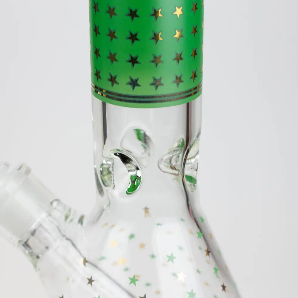 17.5" Star 7 mm glass water bong_7