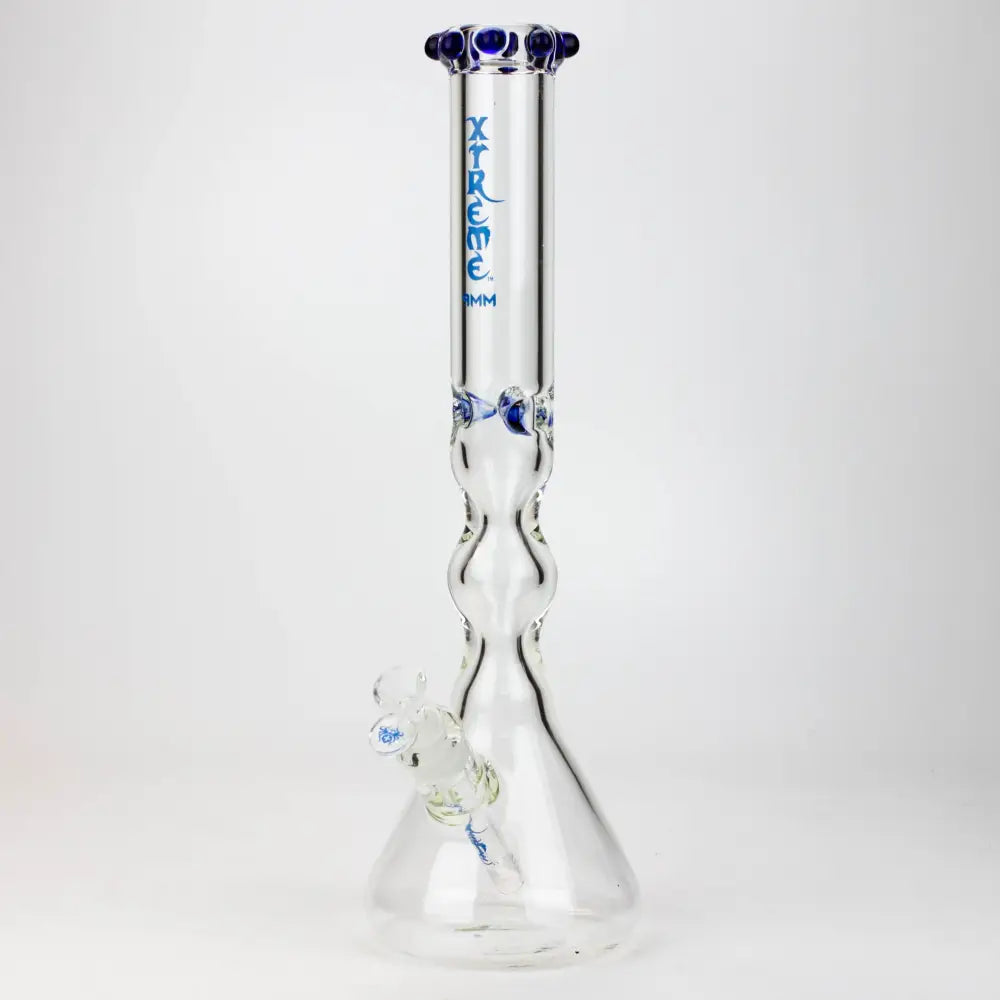 17.5" XTREME / 9 mm / curved tube glass water bong [XTR5002]_5