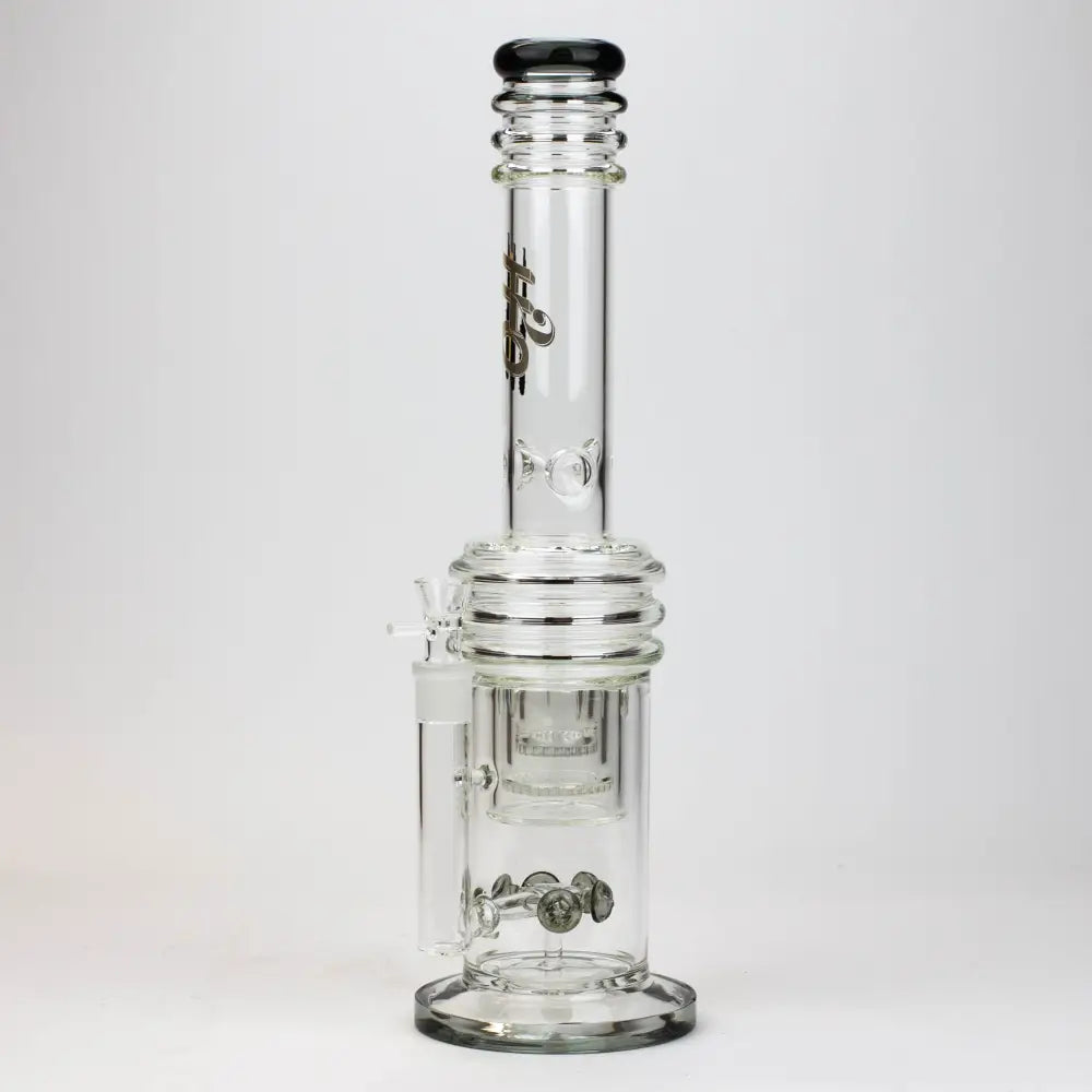 17" H2O glass water bong with double layer honeycomb [H2O-5005]_5