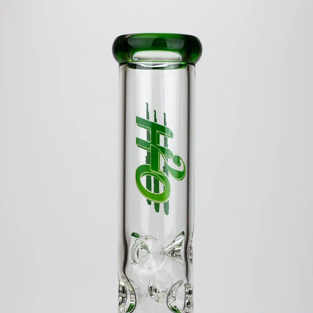 18" H2O glass water bong with thriple mini shower head diffuser [H2O-5007]_9