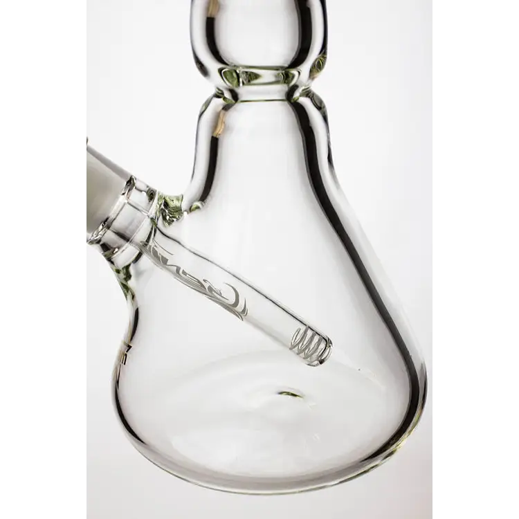 19.5" Genie 9 mm curved shaft glass beaker bong_6