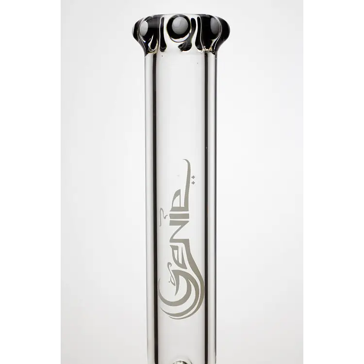 19.5" Genie 9 mm curved shaft glass beaker bong_2