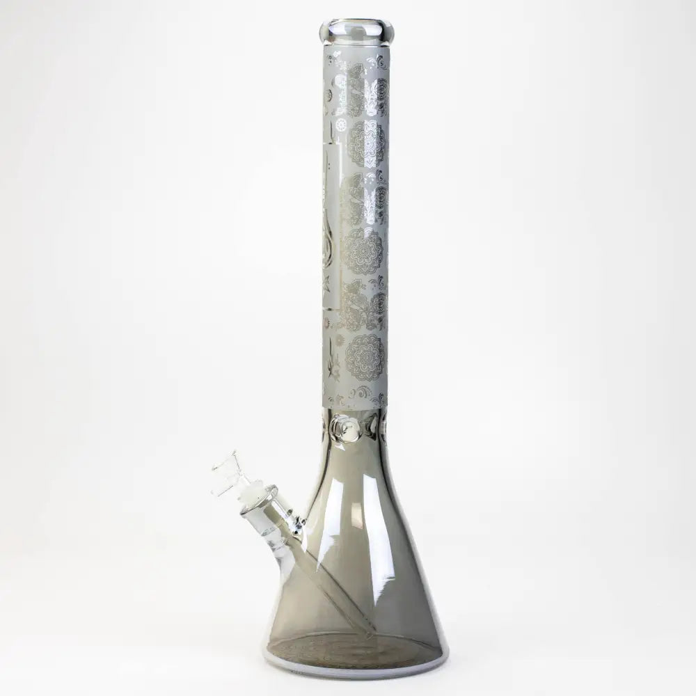 19" GENIE / 7 mm / Electroplated glass beaker bong_14