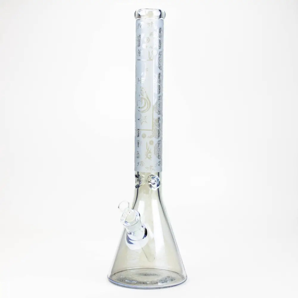 19" GENIE / 7 mm / Electroplated glass beaker bong_9