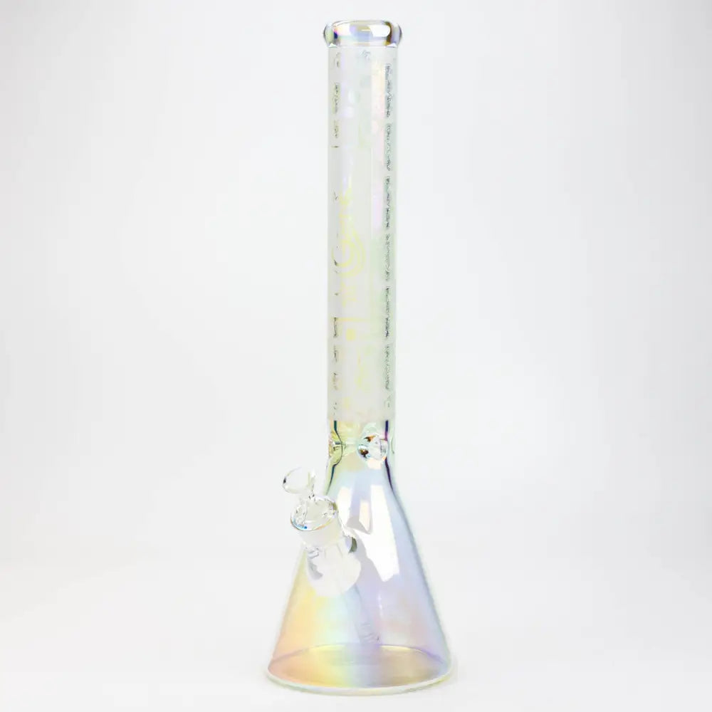 19" GENIE / 7 mm / Electroplated glass beaker bong_11