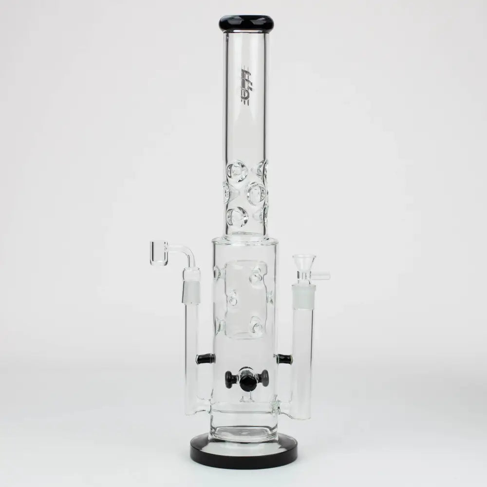 19" H2O 2-in-1 Double Joint glass water bong [H2O-22]_7