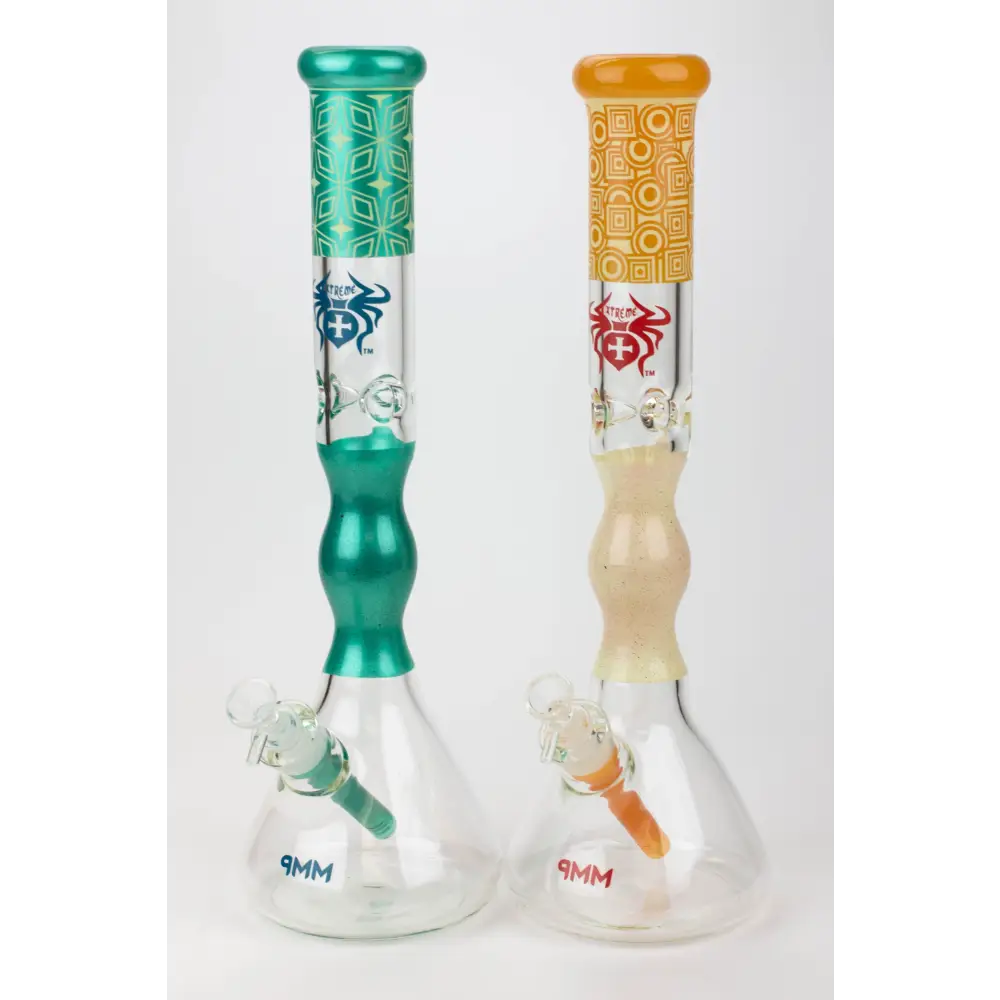 19" XTREME / 9 mm / Curbed tube glass Bong [XTR5001]_0