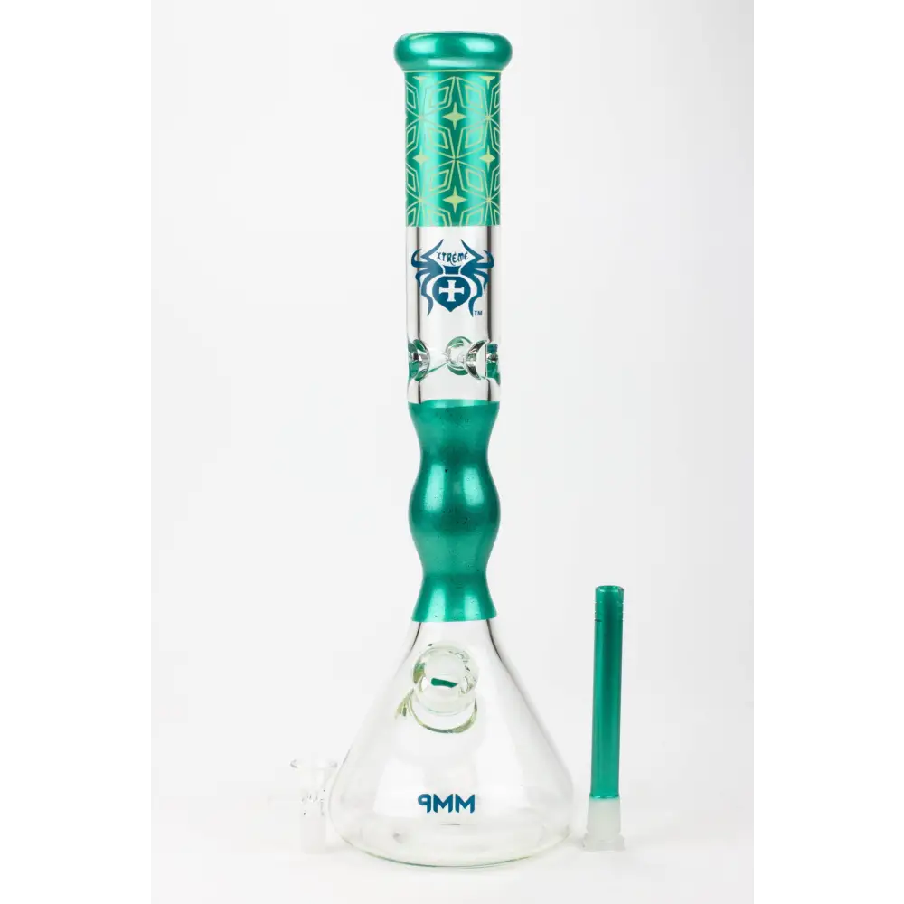 19" XTREME / 9 mm / Curbed tube glass Bong [XTR5001]_2