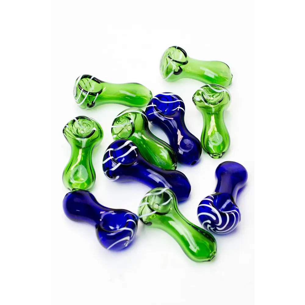 2.5" soft glass 6947 hand pipe - Pack of 10_0