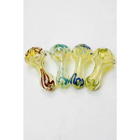 2.5" soft glass 6948 hand pipe - Pack of 10_0