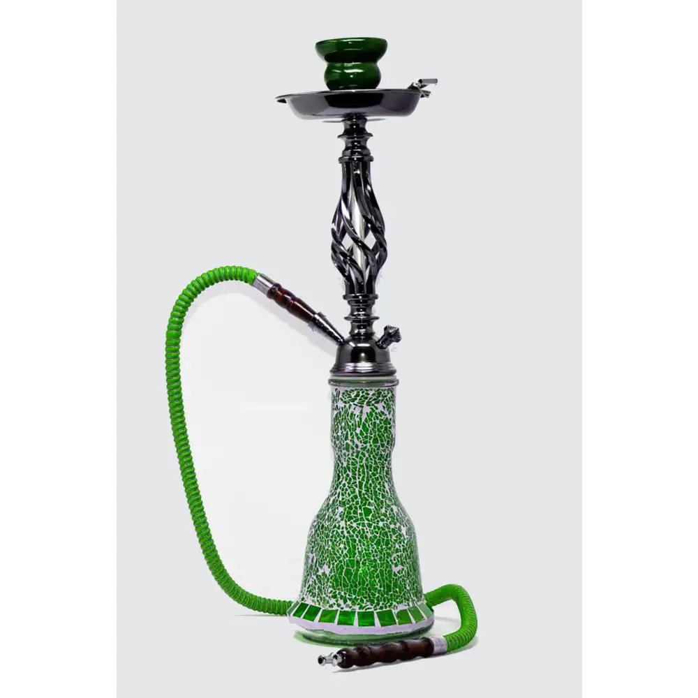 20" 1 hose Twisted wrought metal Hookah [AK2267]_1