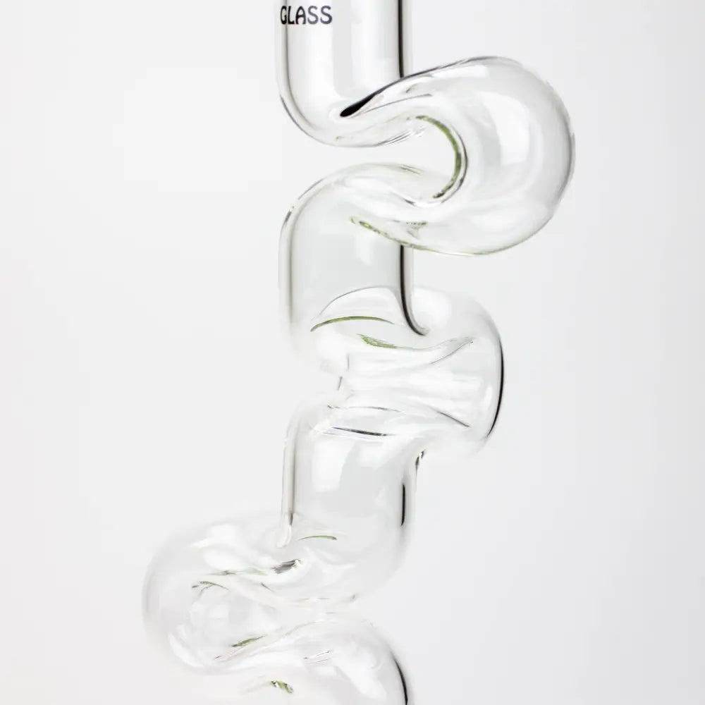 20" AQUA Glass Kink Zong glass water bong [AQUA026]_6