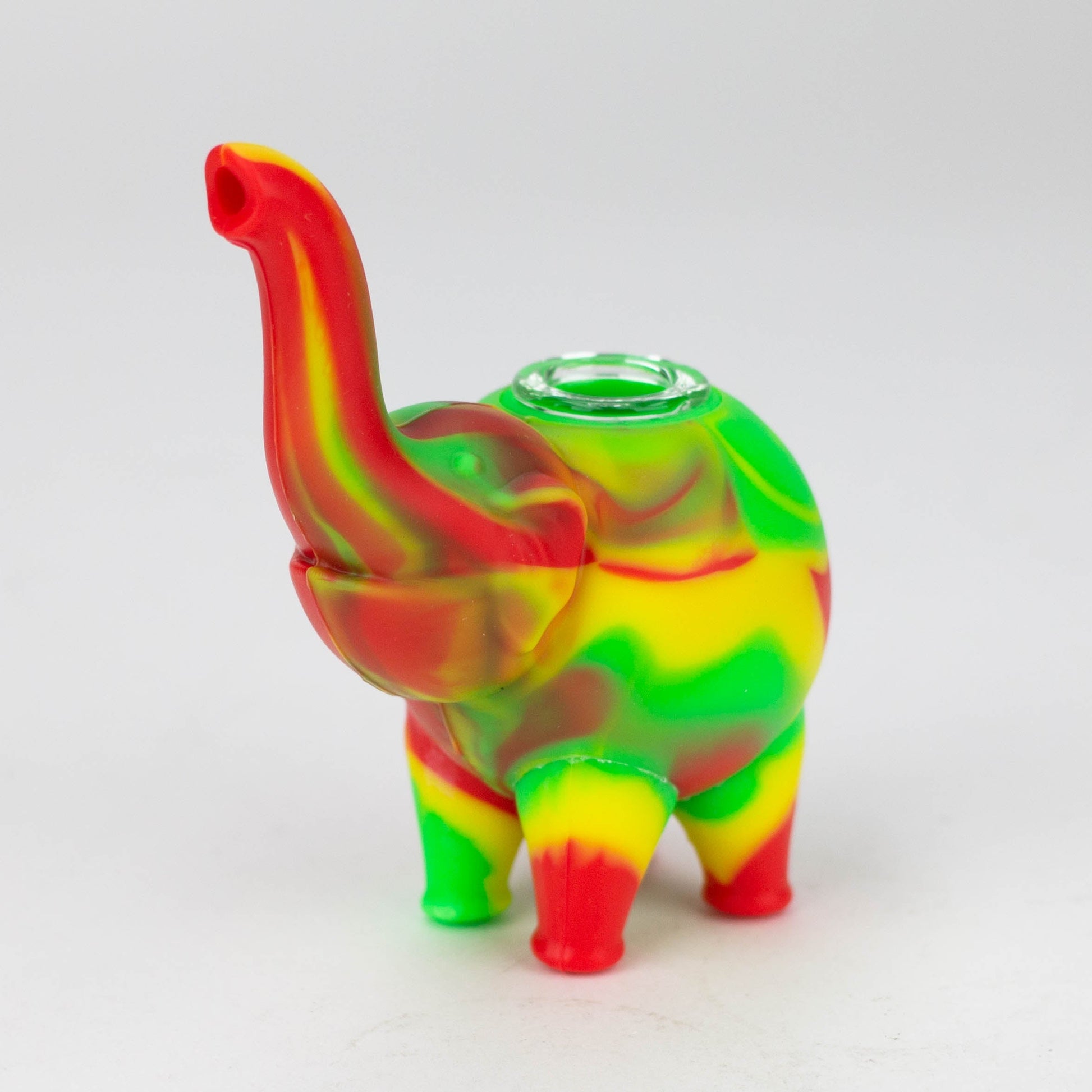 Fortune | 4.5"Silicone Elephant hand pipe-Assorted_1