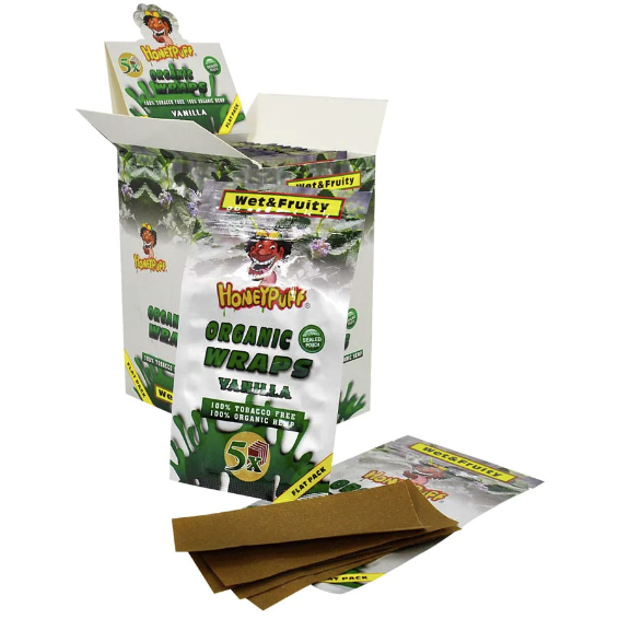 HONEY PUFF | ORGANIC FRUIT FLAVORED HEMP WRAPS Boxes of 50_5