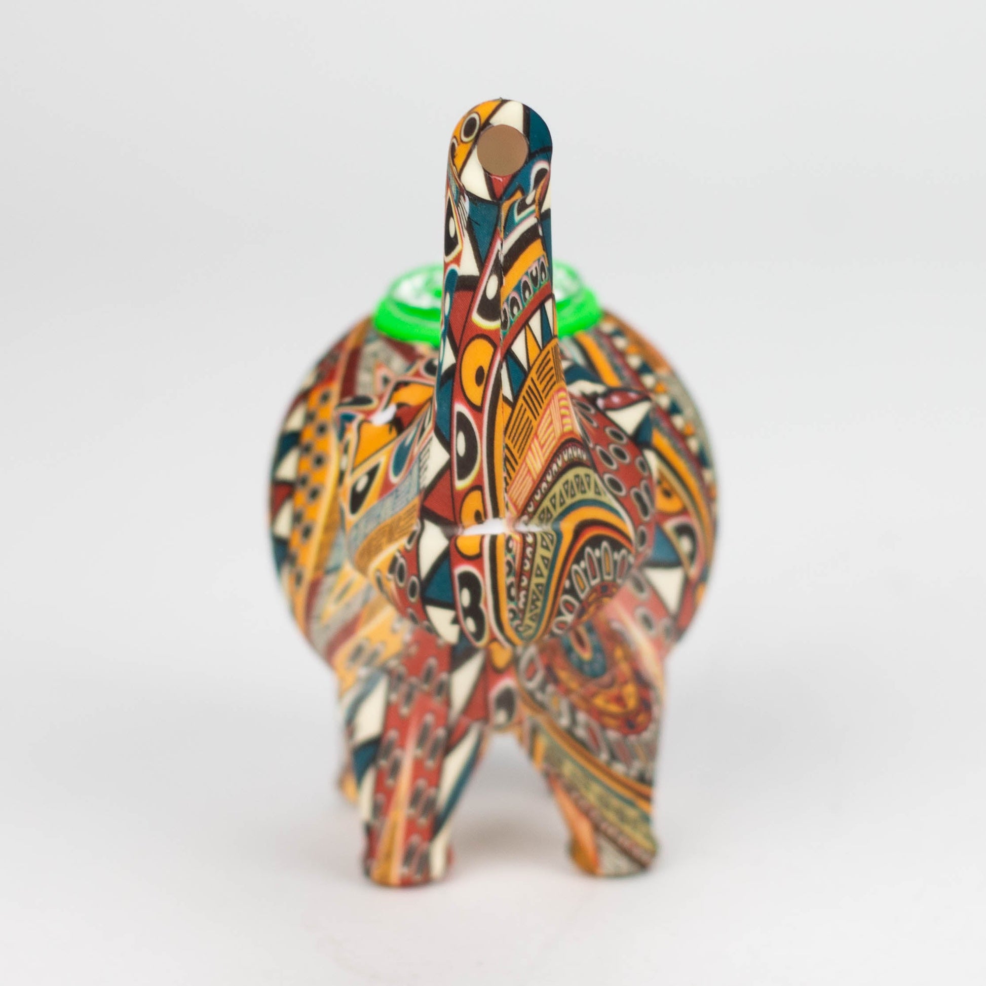 4.5" Assorted silicone elephant bubbler [079P]_4