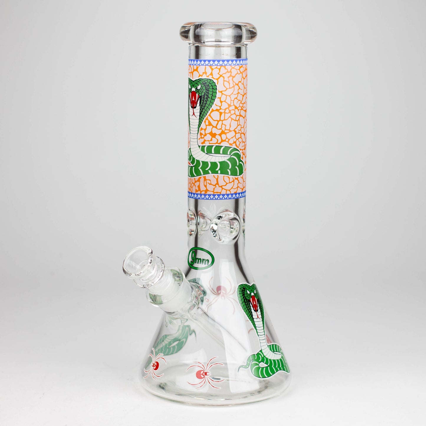 Fortune | 12" 9mm Snake Glow in the dark Beaker Bong [GT125009]_8