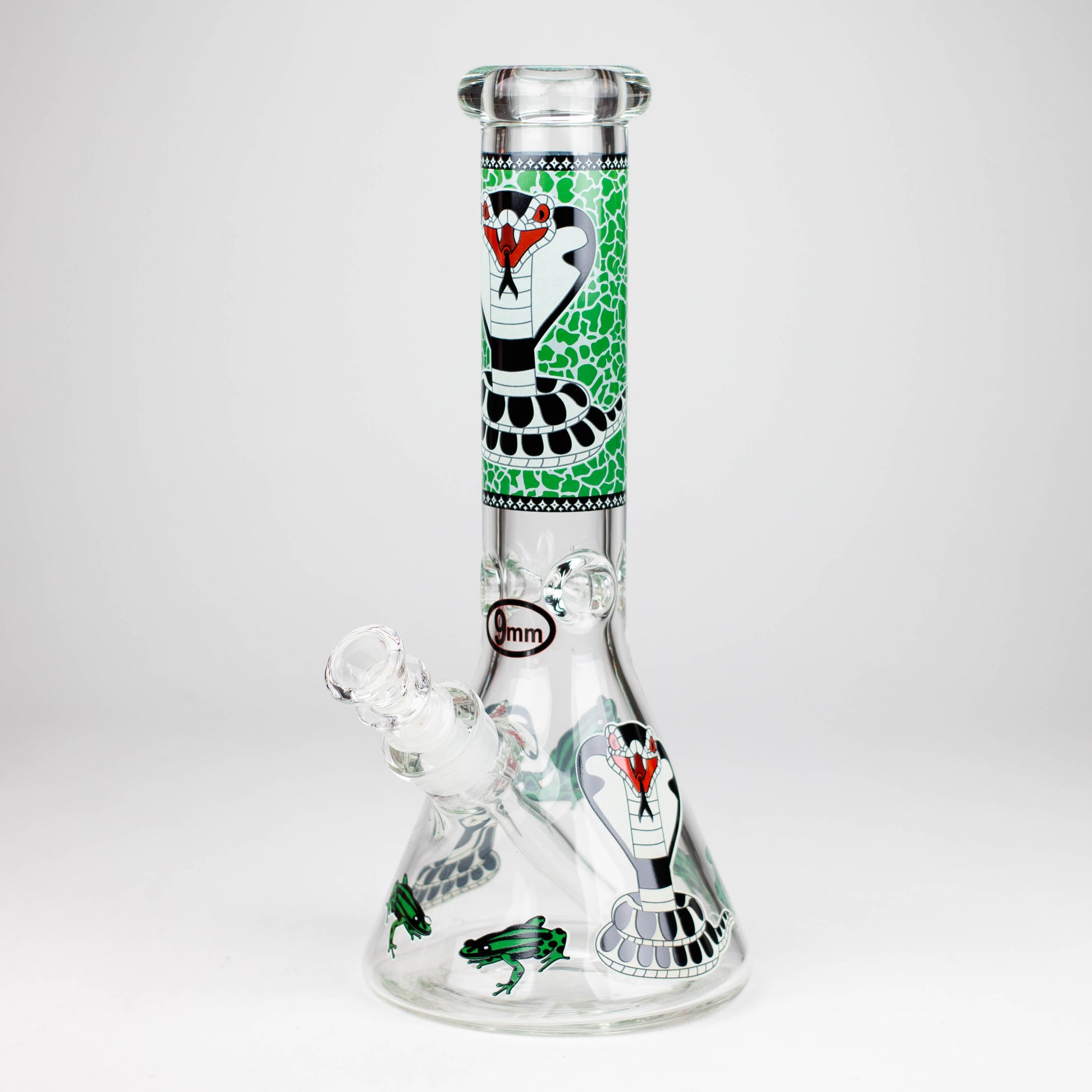 Fortune | 12" 9mm Snake Glow in the dark Beaker Bong [GT125009]_13