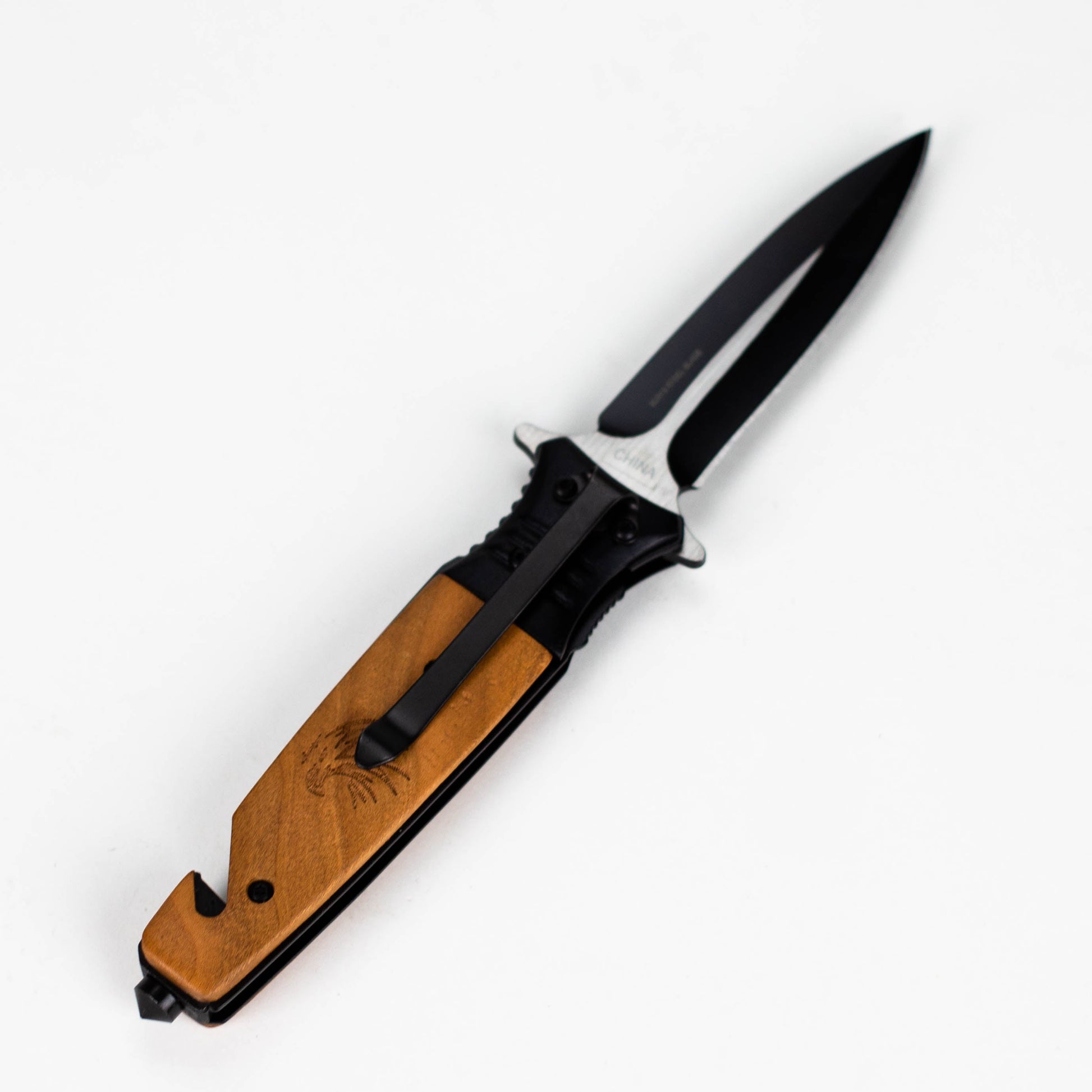 Outdoor rescue hunting knife w/ Belt Clip [PK-846EA]_1