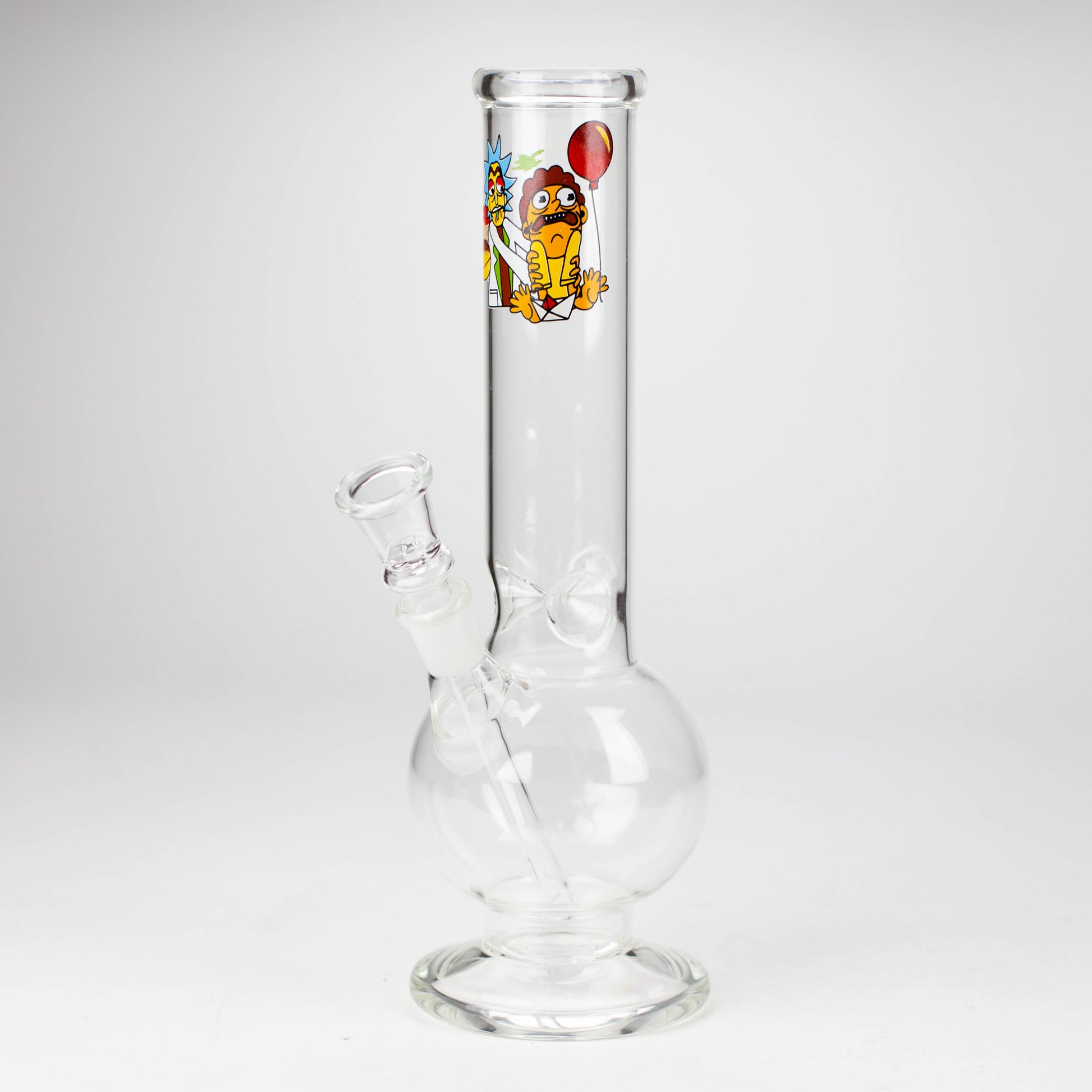 10" Clear Water pipe with cartoon tattoo-Assorted_1