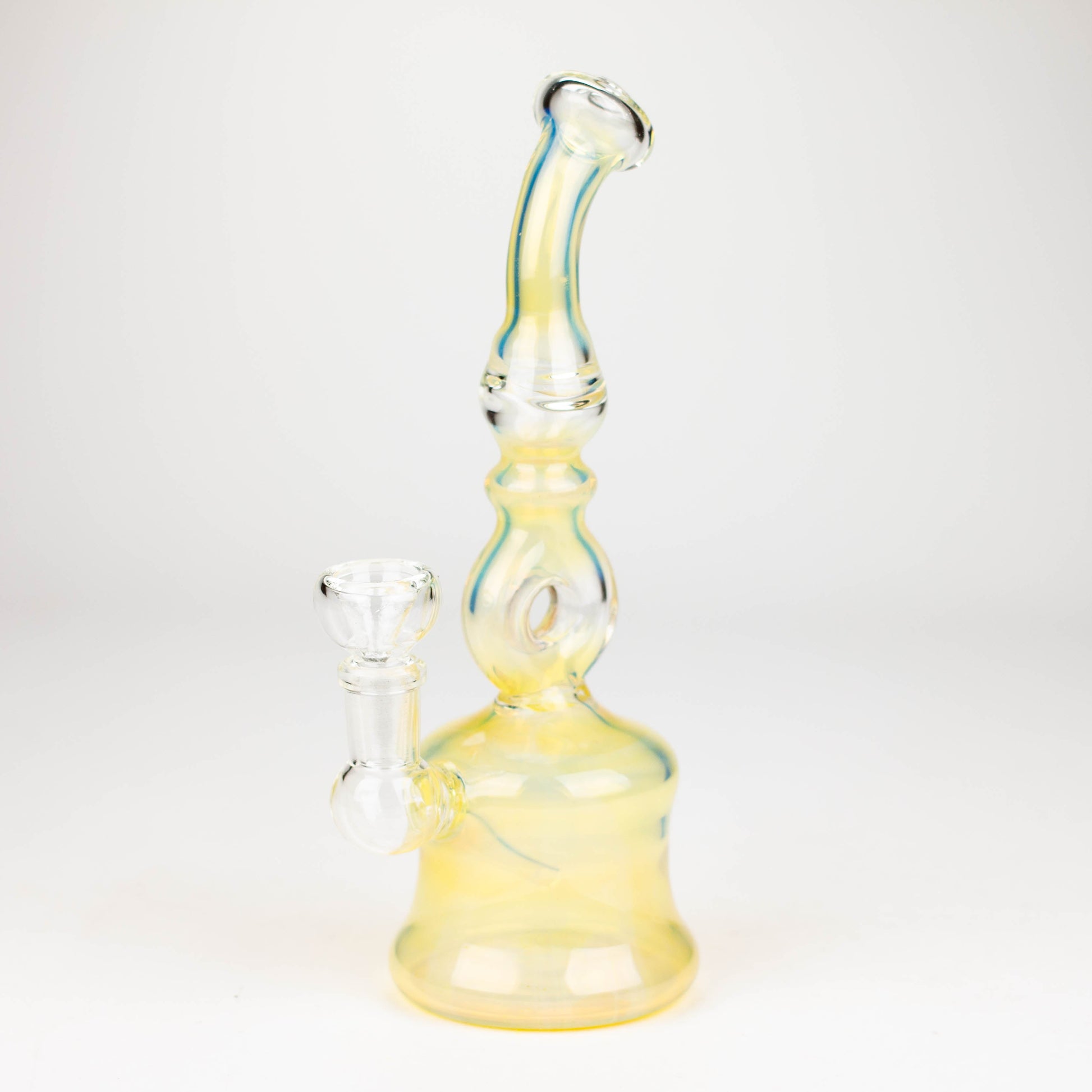 8" gold fumed glass water Pipe_0