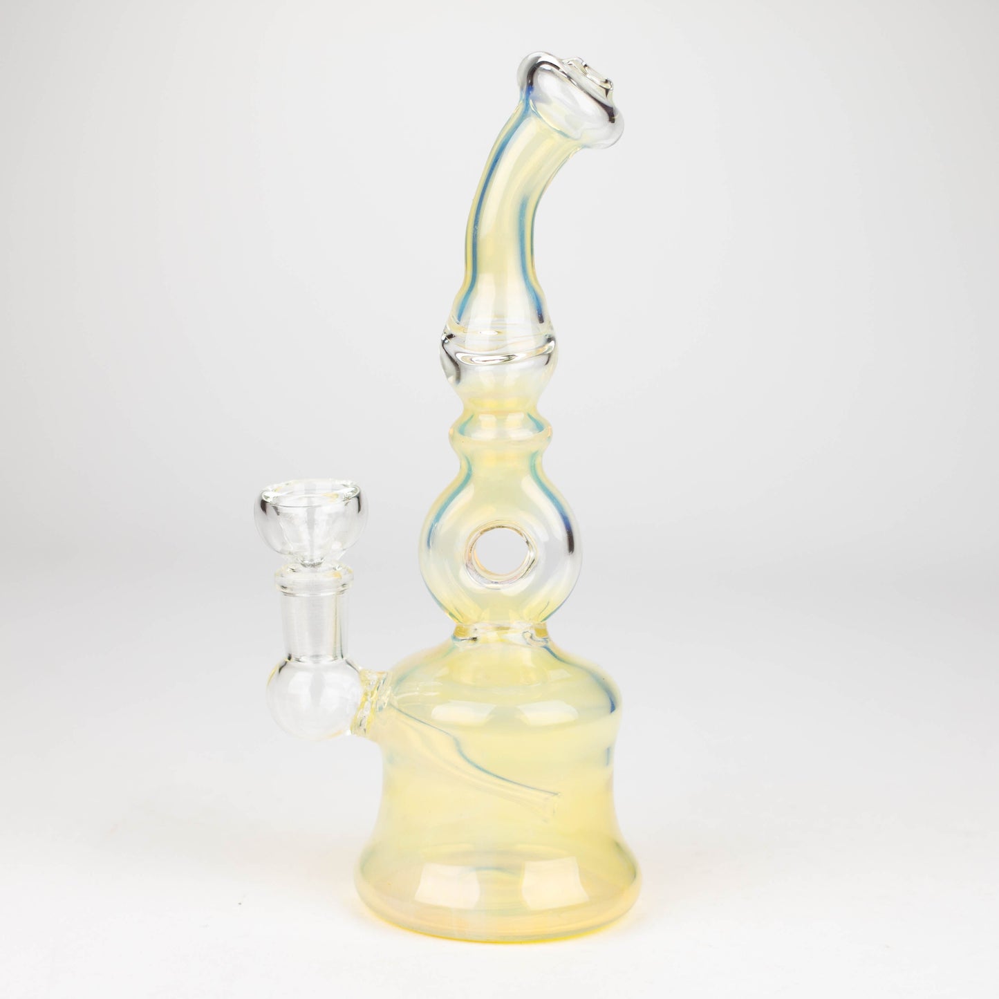 8" gold fumed glass water Pipe_1