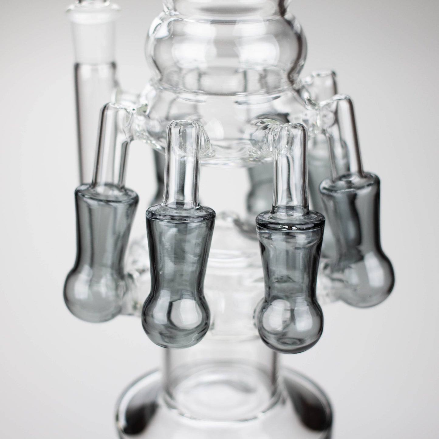 13" Multi chamber glass bong with inline difuser_7