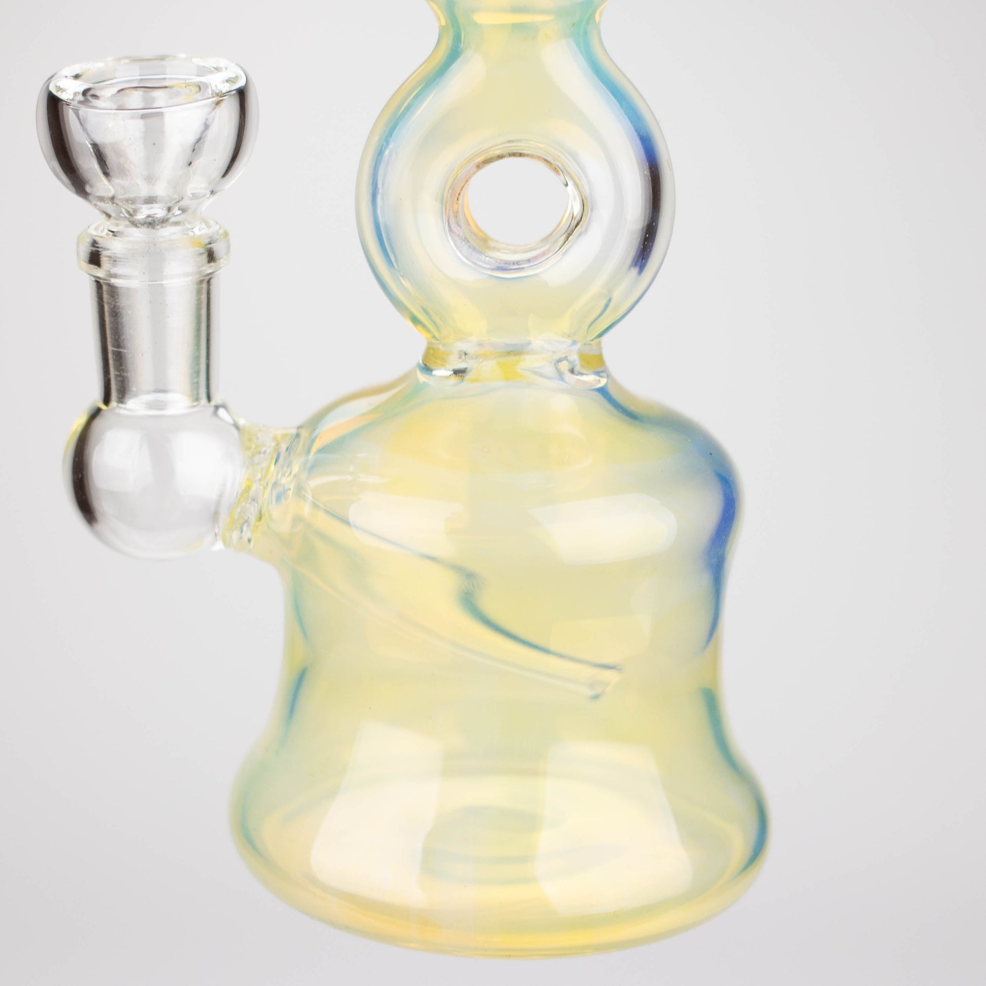 8" gold fumed glass water Pipe_4