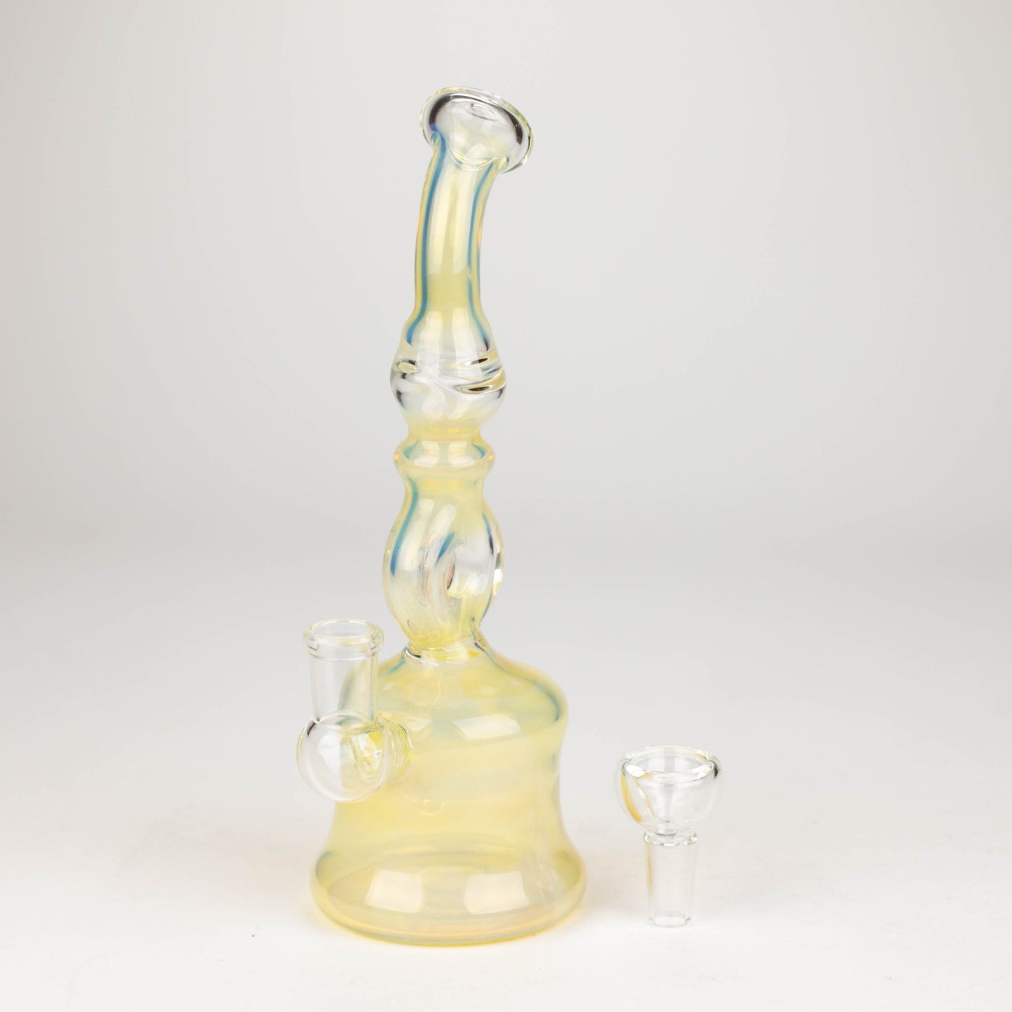 8" gold fumed glass water Pipe_5