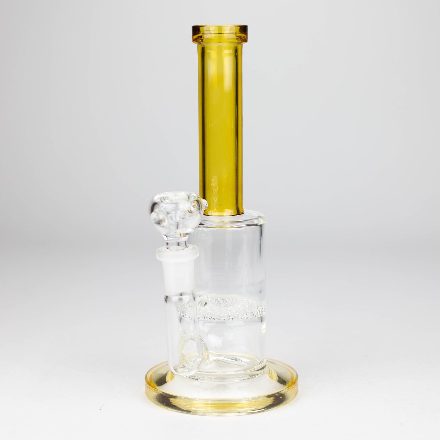 8" Glass bong with Honeycomb diffuser_1