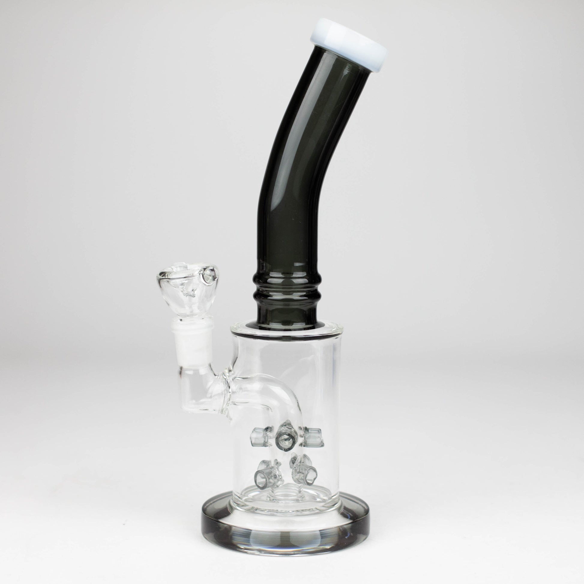 10" Glass bong with 8 holes water diffuser-Assorted_2