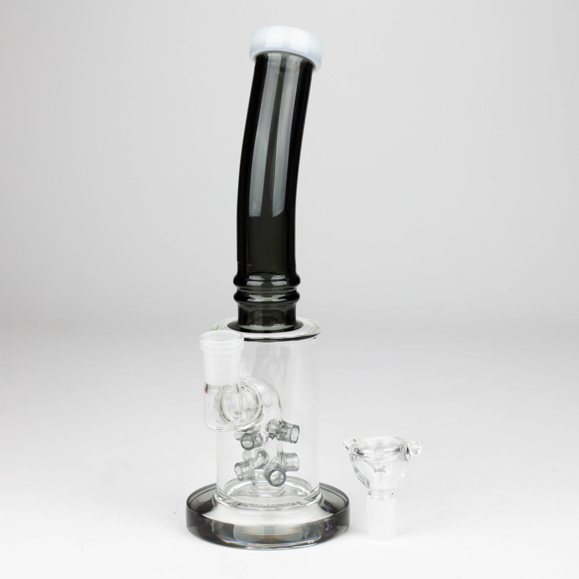 10" Glass bong with 8 holes water diffuser-Assorted_6