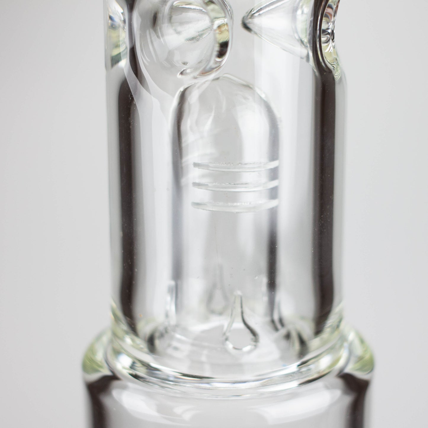 16" Color accented 7 mm glass water bong With Dffiuser_12