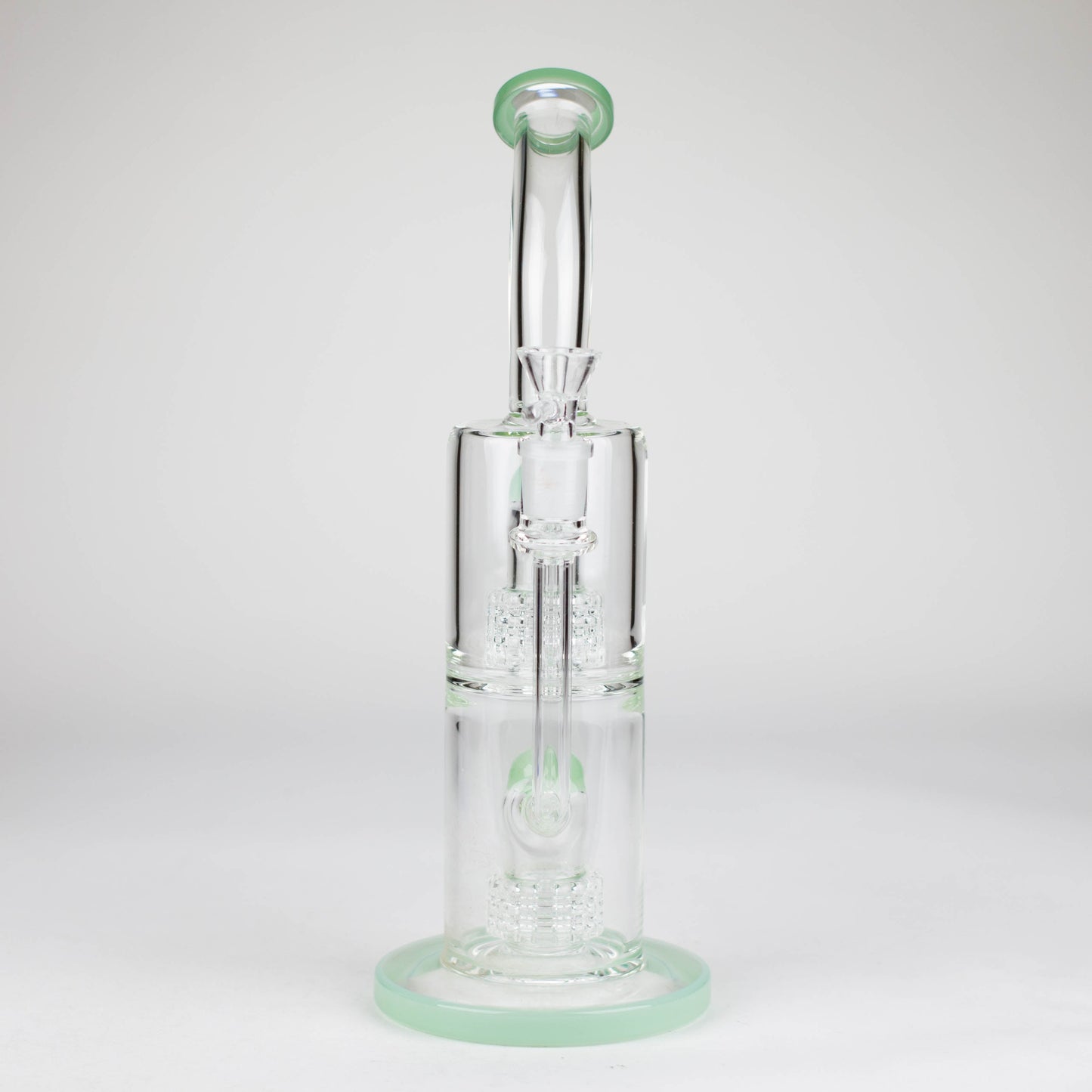 12″ Bent neck Glass Bong [C1539]_5