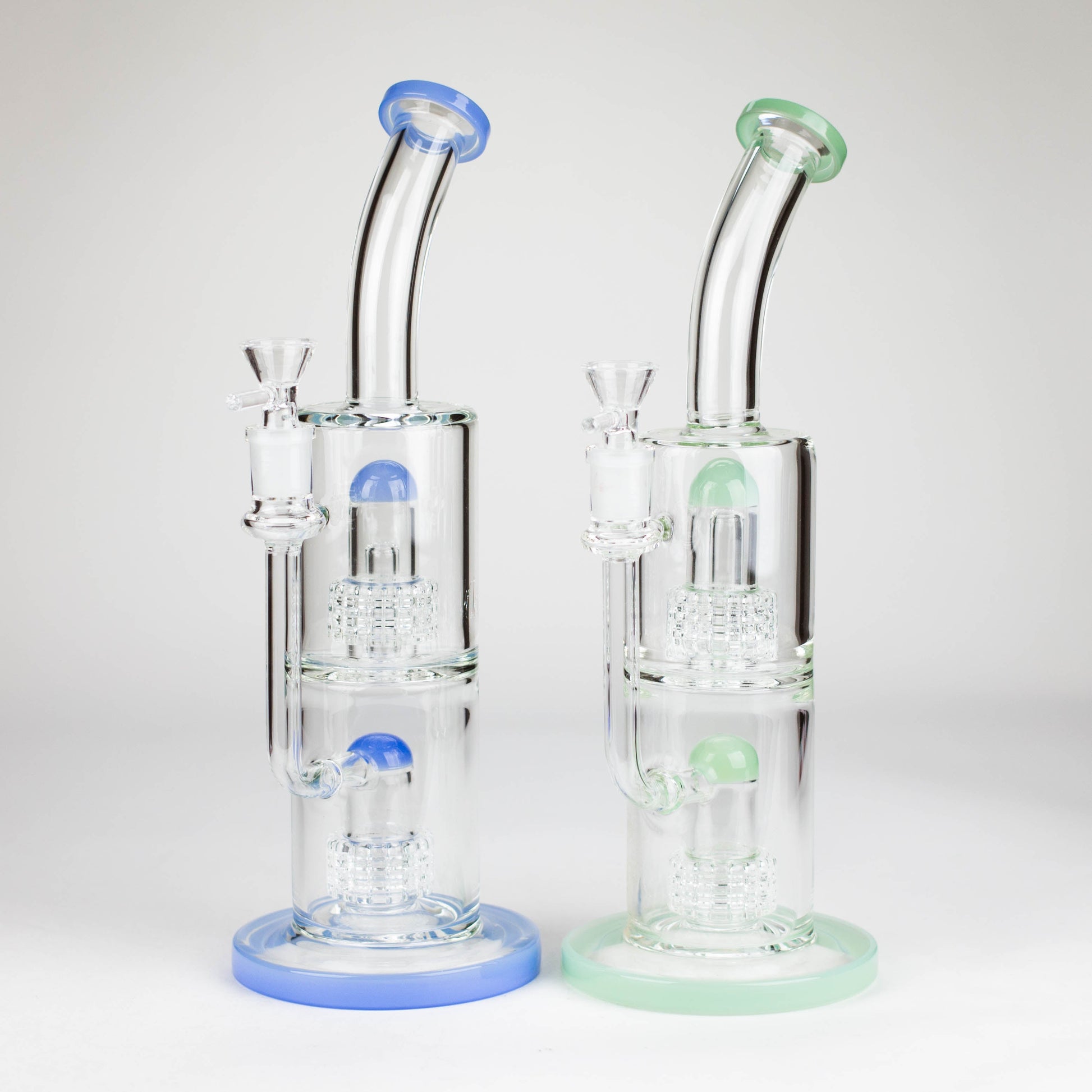 12″ Bent neck Glass Bong [C1539]_0