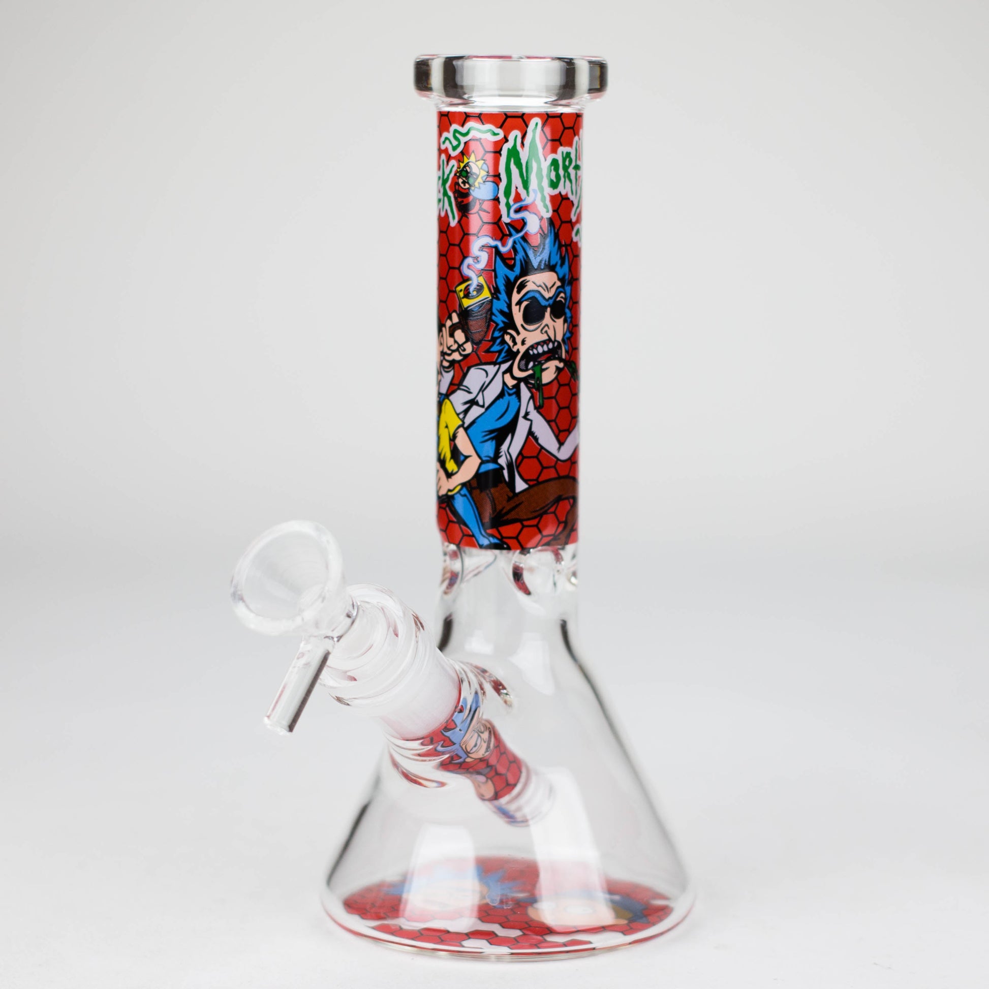 10" 4mm R&M Design Beaker Bong [PIP876]_7