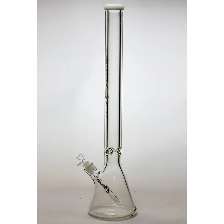 24" Genie 9 mm color accented beaker water bong_9