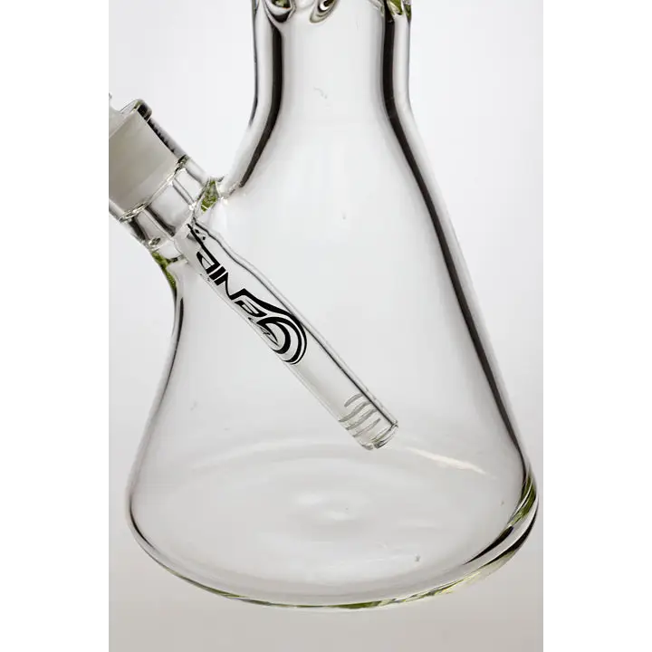 24" Genie 9 mm color accented beaker water bong_14