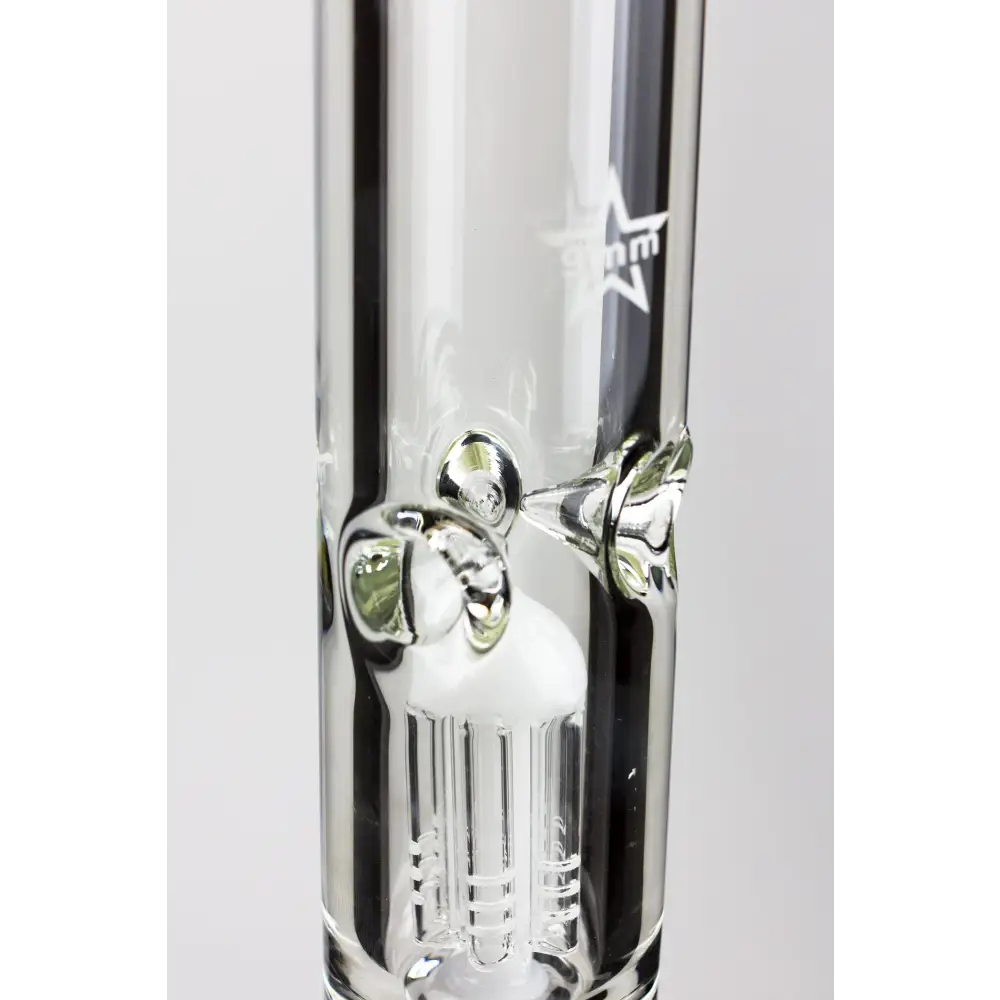 24" Genie 9 mm single percolator glass water bong_4