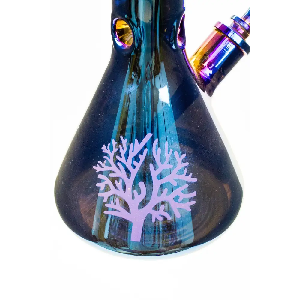 24" Infyniti Tree of Life 7 mm metallic glass water bong_3